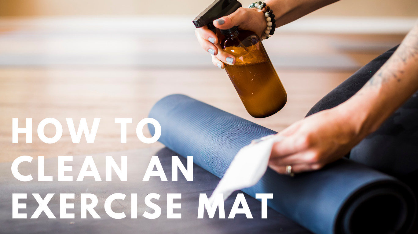 how to clean an exercise mat